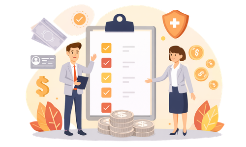 logo with white border